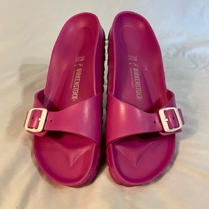 Pink Birkenstock’s, size 38, hardly ever worn practically new!